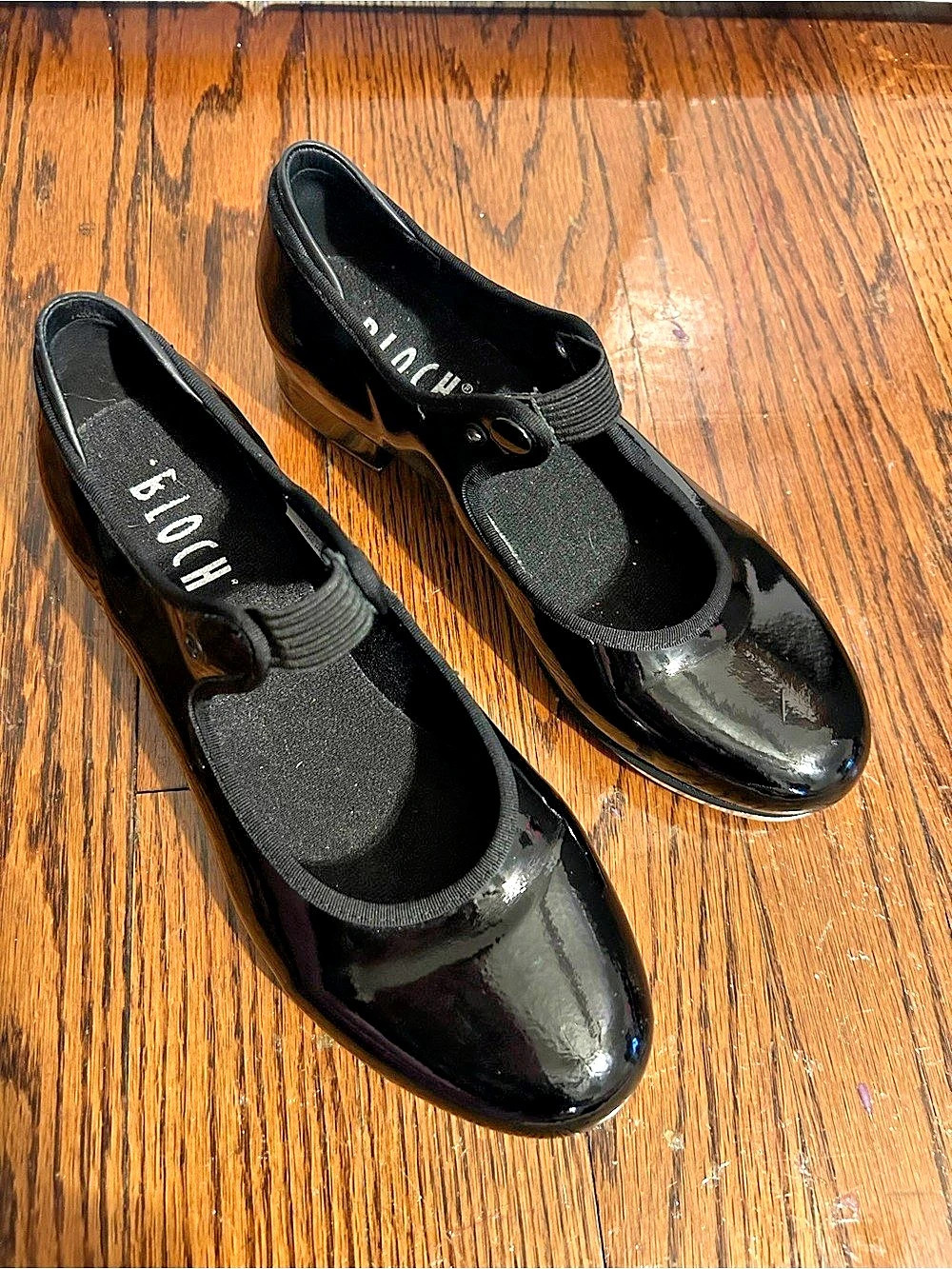 Bloch Annie Tyette Tap Shoe Black Mary Jane Flats US 6.5